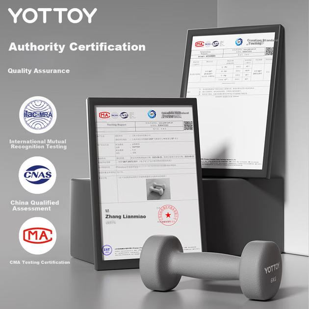 Гантели Yottoy для мужчин, для домашнего использования, с пластиковым покрытием, для силовых тренировок, для формирования мышечной массы, изготовлены из чугуна - изображение 10