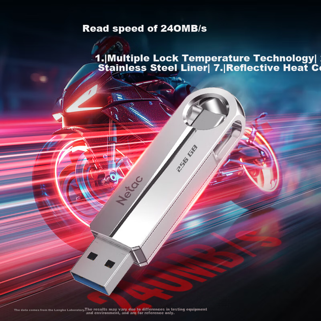 Флеш-накопитель Netac 128 ГБ USB 3.2, скорость чтения 150 МБ/с, металлический корпус US16, двойной интерфейс Type-C, подходит для компьютеров и телефонов, совместим с Android, Apple, HarmonyOS, поддерживает OTG. - изображение 5