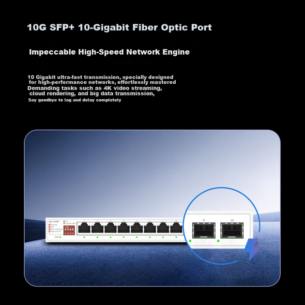 Коммутатор ASUS QG-U1080 8x2.5GE LAN/2xSFP+ - изображение 2
