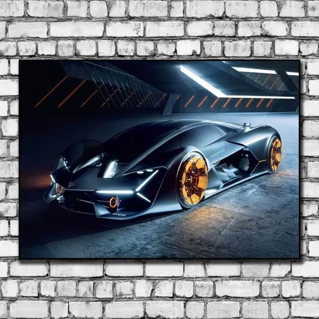 Постер "Lamborghini Terzo Millennio" - Фото 2 Постер "Lamborghini Terzo Millennio" - изображение 2