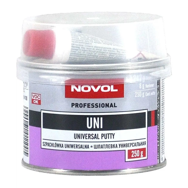 Універсальна шпаклівка NOVOL UNI 250 g - Фото 1 Універсальна шпаклівка NOVOL UNI 250 g - изображение 1