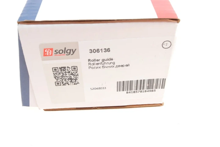 Ролик дверей (бічних/нижній) Fiat Doblo 10- (R) (з кронштейном) 306136 SOLGY Solgy 306136 52048033 - изображение 3