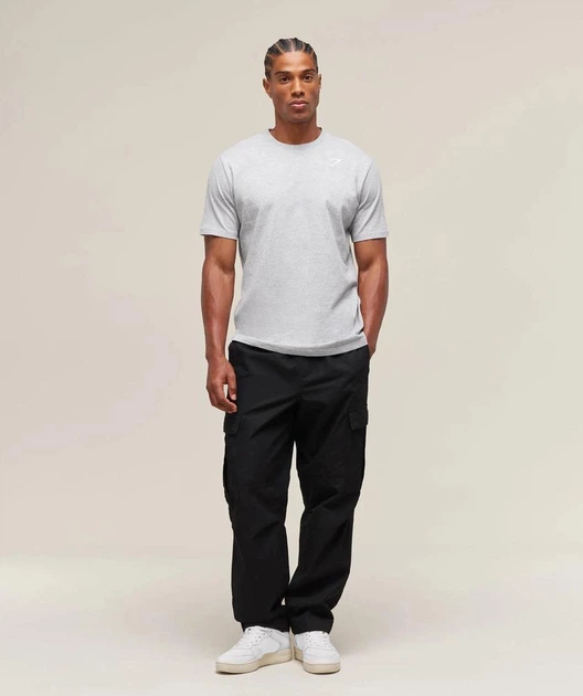 Футболка хлопковая мужская Gymshark 195494 XL Светло-серая (2200005156667) - изображение 4