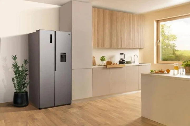 Холодильник SBS Gorenje, 179х62х91см, 2 двері, 347(181)л, А+, NF+, Інв., Зона св-ті, диспенсер, Внутр. Диспл, нерж - зображення 11