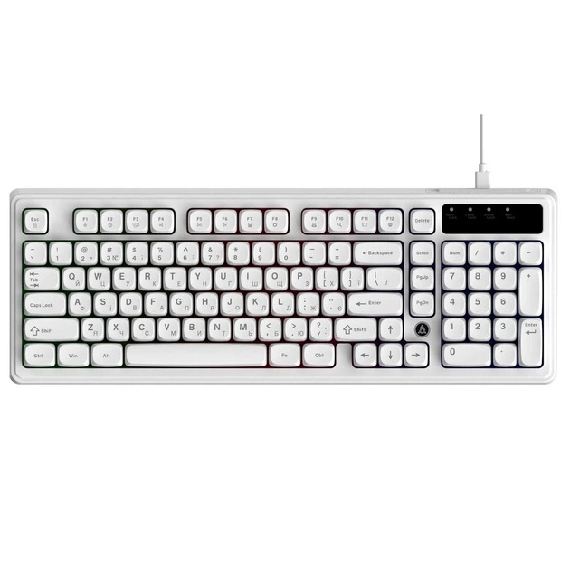 Клавиатура Ajazz AF98 Black USB-C White (AF98-W) - Фото 1 Клавиатура Ajazz AF98 Black USB-C White (AF98-W) - изображение 1