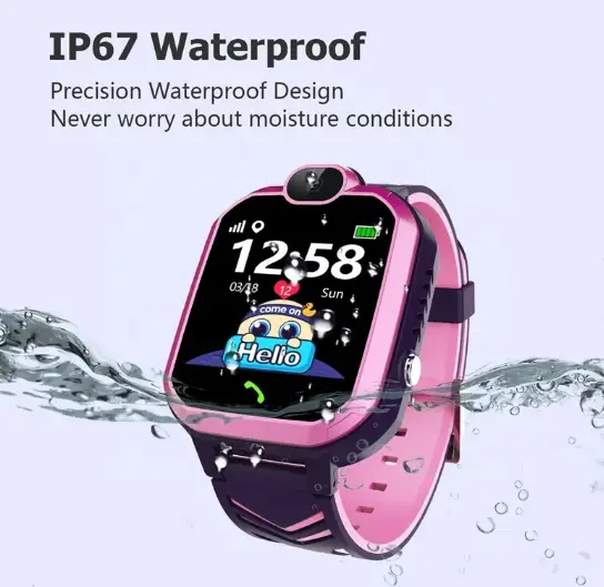 Дитячий годинник Smart Watch G7 SIM 1,44 мА·год IP67 Будильник, відповідь на дзвінок, нагадування про дзвінки - зображення 2