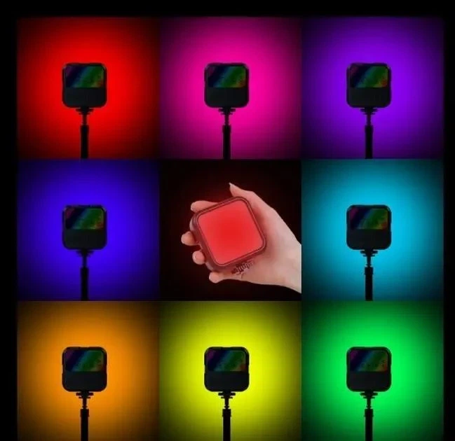 Студийная LED лампа WL-R1, 23000-7000K, освещение для съемки, RGB подсветка - изображение 3