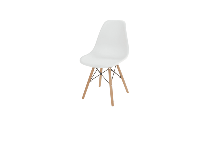 Стілець ELIOT бук/білий - Фото 1 Стілець ELIOT бук/білий - зображення 1