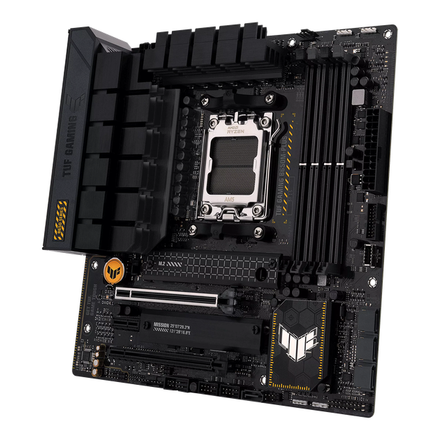 Материнська плата Asus B650M-Plus TUF Gaming Socket AM5 (TUF GAMING B650M-PLUS) - Фото 3 Материнська плата Asus B650M-Plus TUF Gaming Socket AM5 (TUF GAMING B650M-PLUS) - изображение 3