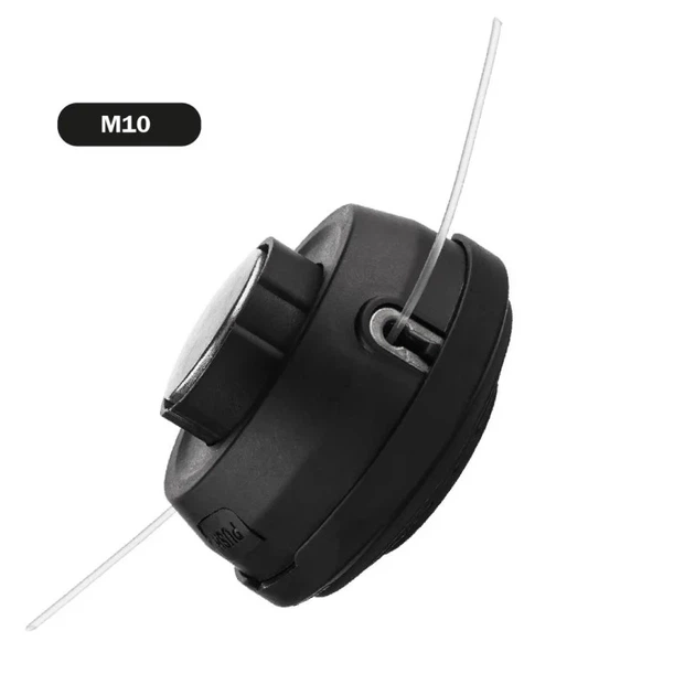 Катушка для триммера M10x1,25, диаметр жилки max 3.0mm, металлическая кнопка "POLAX" 70-094 - изображение 3