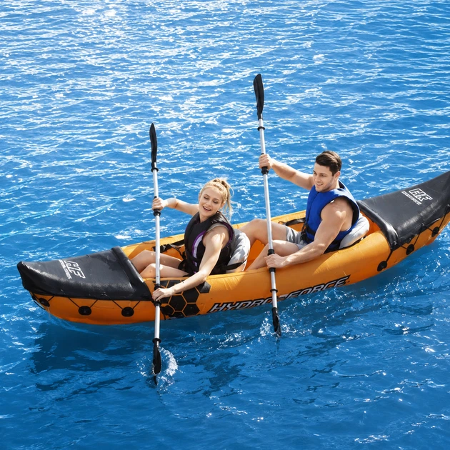 Весла алюминиевые Bestway 62064 2в1 для лодки и каяка – регулируемая длина 145–218 см, разборная конструкция, легкие и прочные - изображение 5