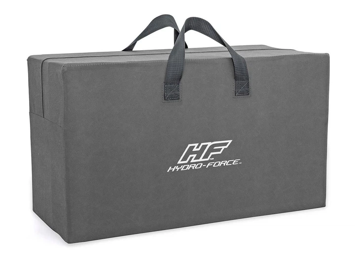 Надувний каяк Bestway Lite-Rapid X2 65077 – 2-місний байдарка 321×88×42 см, вантажопідйомність до 160 кг, у комплекті 2 весла та насос - зображення 7