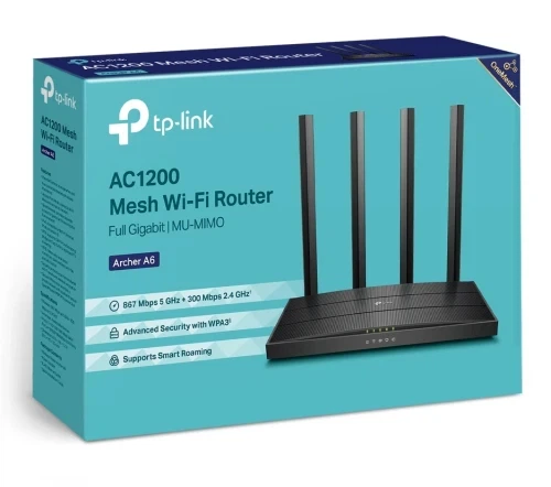 Роутер TP-LINK Archer A6, Black - Фото 8 Роутер TP-LINK Archer A6, Black - зображення 8