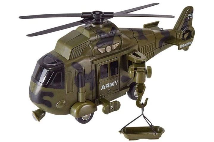 Вертоліт AP9907A Автопром спецтранспорт, 1:16, на батарейках: світло та звук, в коробці 32*11,5*18,5 см - зображення 2