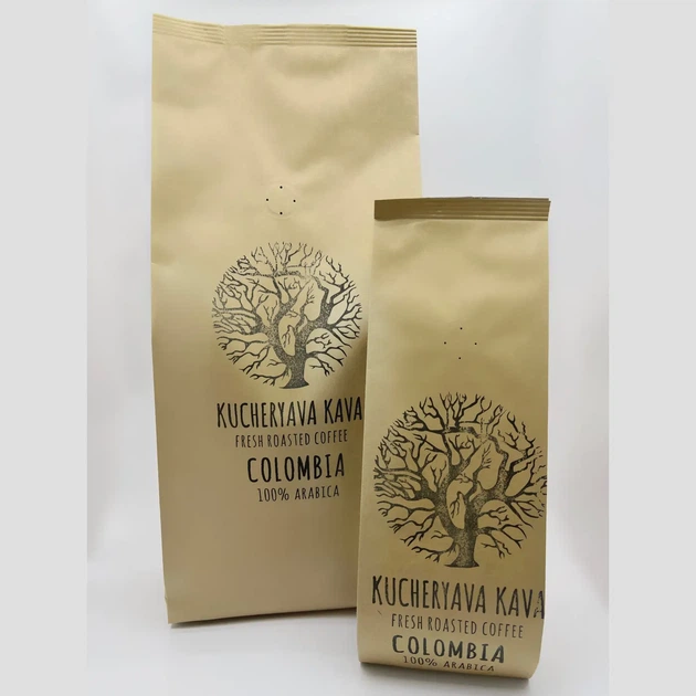 Кава зернова Kucheryava Kava 100% Арабіка COLOMBIA Quindío Supremo 1 кг (AC12501) - Фото 3 Кава зернова Kucheryava Kava 100% Арабіка COLOMBIA Quindío Supremo 1 кг (AC12501) - изображение 3