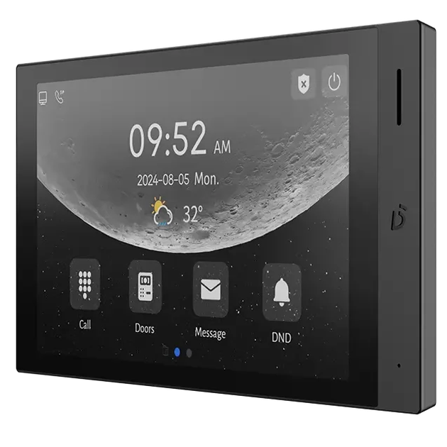 IP видеодомофон Dnake H616 BLACK 8' Android 10 - Фото 2 IP видеодомофон Dnake H616 BLACK 8' Android 10 - изображение 2
