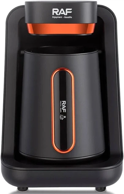 Многофункциональная компактная кофемашина RAF R.147 (280 мл, 50-98°C), Черная - изображение 5