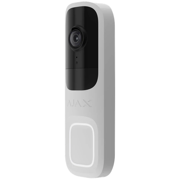 Видеозвонок Ajax Doorbell White - Фото 2 Видеозвонок Ajax Doorbell White - изображение 2