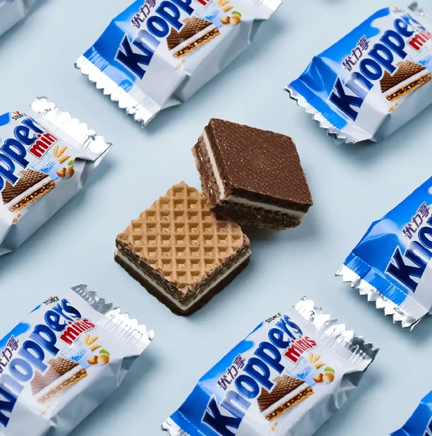 Knoppers Minis вафлі з молоком, фундуком та шоколадом 200 г - зображення 3
