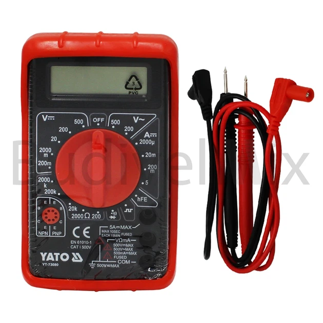 Мультиметр цифровий YATO YT-73080 - Фото 1 Мультиметр цифровий YATO YT-73080 - изображение 1