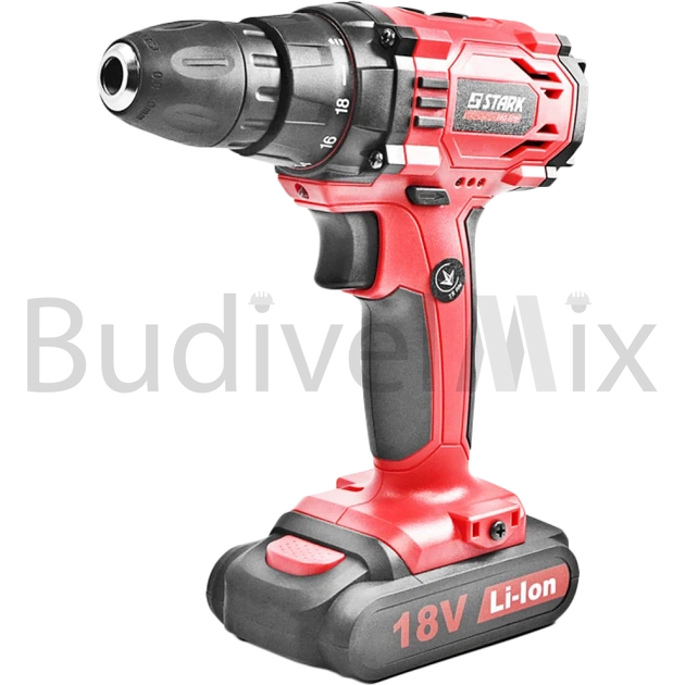 Шуруповерт акумуляторний Stark CD18-2 Li-Ion 2 акумулятори - Фото 1 Шуруповерт акумуляторний Stark CD18-2 Li-Ion 2 акумулятори - зображення 1