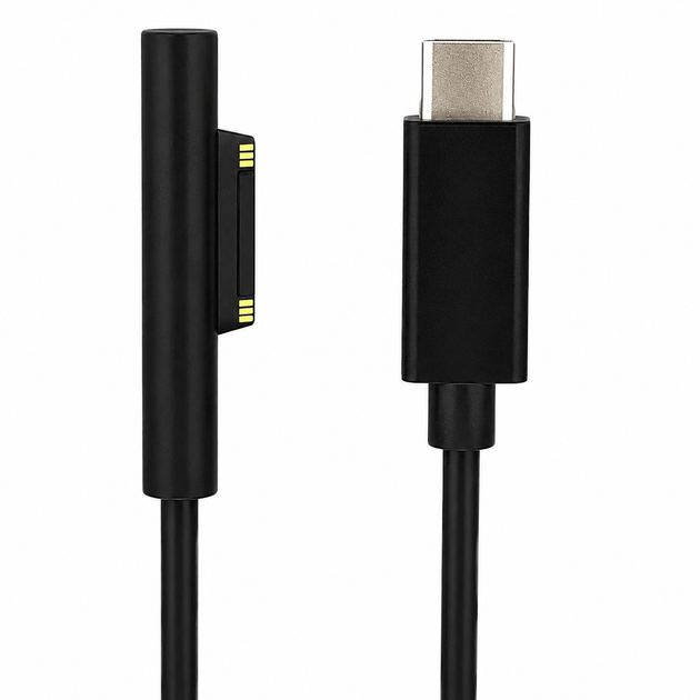 Type-C кабель для Microsoft Surface Pro X, 8, 7, 6, 5, 4, 3 та Surface Book 2/1 78253 - Фото 1 Type-C кабель для Microsoft Surface Pro X, 8, 7, 6, 5, 4, 3 та Surface Book 2/1 78253 - изображение 1