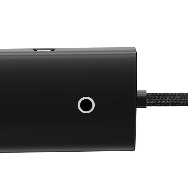 USB-хаб Baseus Lite Series 4-Port Type-C HUB Adapter (Type-C to USB 3.0*4) 25cm Black - Фото 6 USB-хаб Baseus Lite Series 4-Port Type-C HUB Adapter (Type-C to USB 3.0*4) 25cm Black - зображення 6