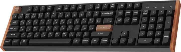 Клавіатура бездротова Keychron K10 HE Magnetic Switch Black RGB (K10H-F1-UA) - изображение 3