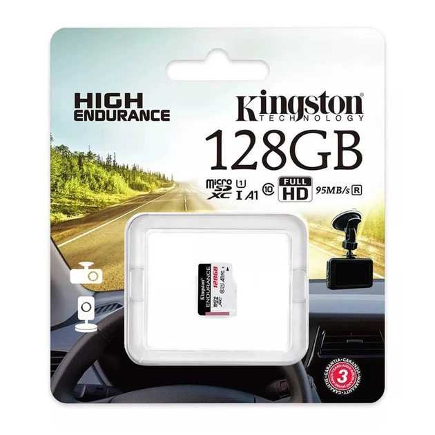 Карта пам'яті microSDXC (UHS-1 U1) Kingston Endurance 128Gb class 10 А1 (R95MB/s, W45MB/s) - зображення 2