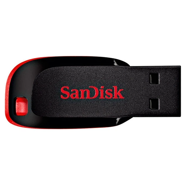 Флеш-накопичувач SanDisk USB 2.0 Cruzer Blade 128Gb Black/Red - зображення 3