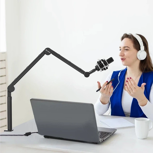Штатив-тримач Ulanzi Vijim microphone boom arm (UV-2806 LS24) - Фото 12 Штатив-тримач Ulanzi Vijim microphone boom arm (UV-2806 LS24) - зображення 12