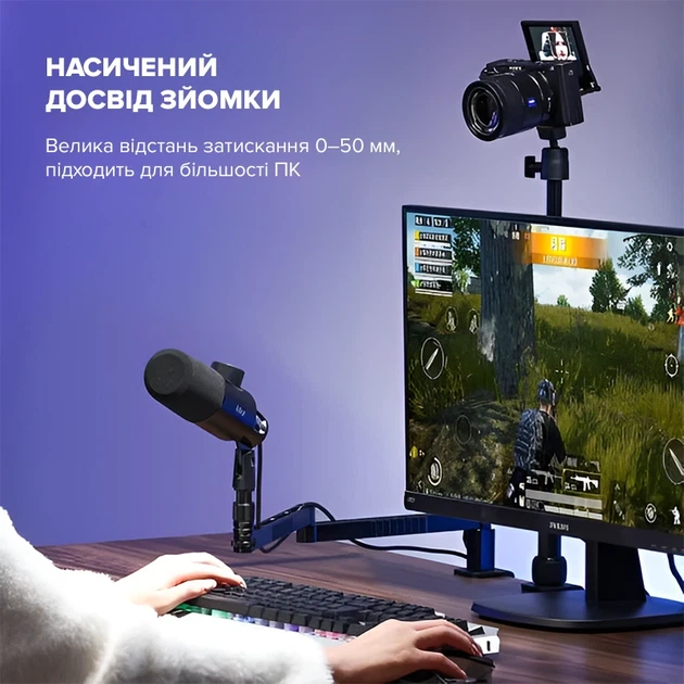 Штатив-тримач Ulanzi Vijim low-level Microphone Stand (UV-2991 LS26) - Фото 15 Штатив-тримач Ulanzi Vijim low-level Microphone Stand (UV-2991 LS26) - зображення 15
