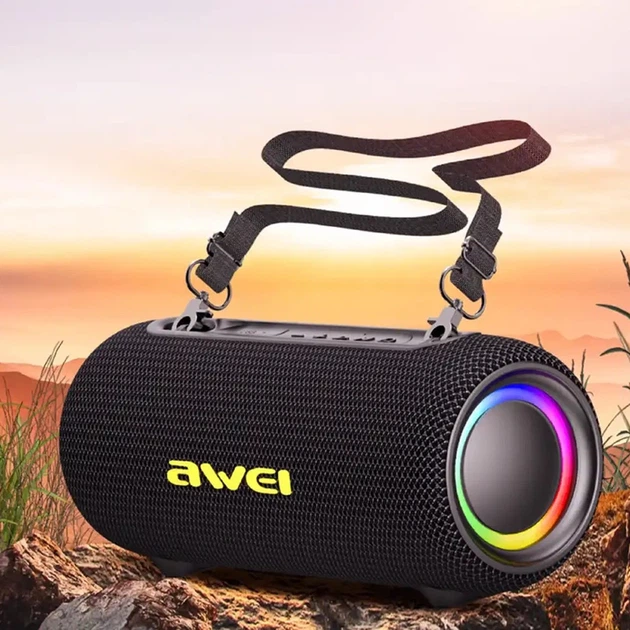 Bluetooth колонка Awei KA33 (26W)- чорний - изображение 2