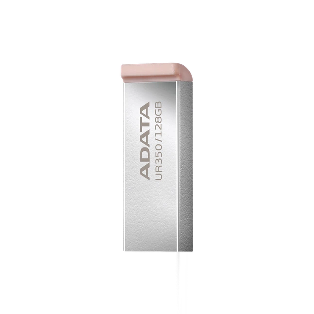 Флеш-накопичувач ADATA USB 3.2 UR 350 128Gb Silver/Beige - Фото 5 Флеш-накопичувач ADATA USB 3.2 UR 350 128Gb Silver/Beige - зображення 5