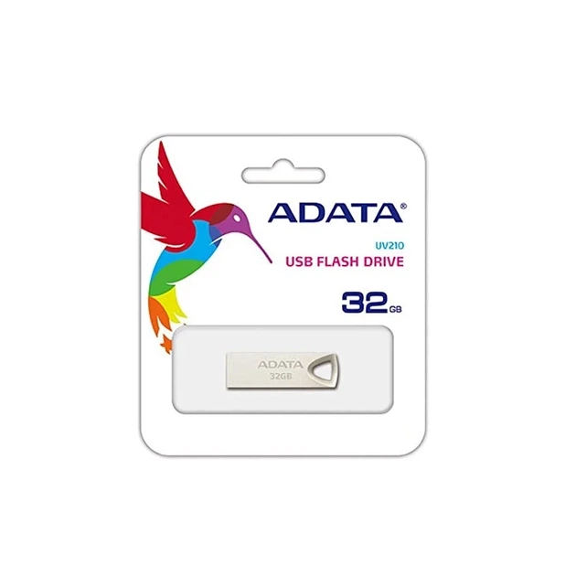 Флеш-накопичувач ADATA USB 2.0 AUV 210 32Gb Golden - изображение 2