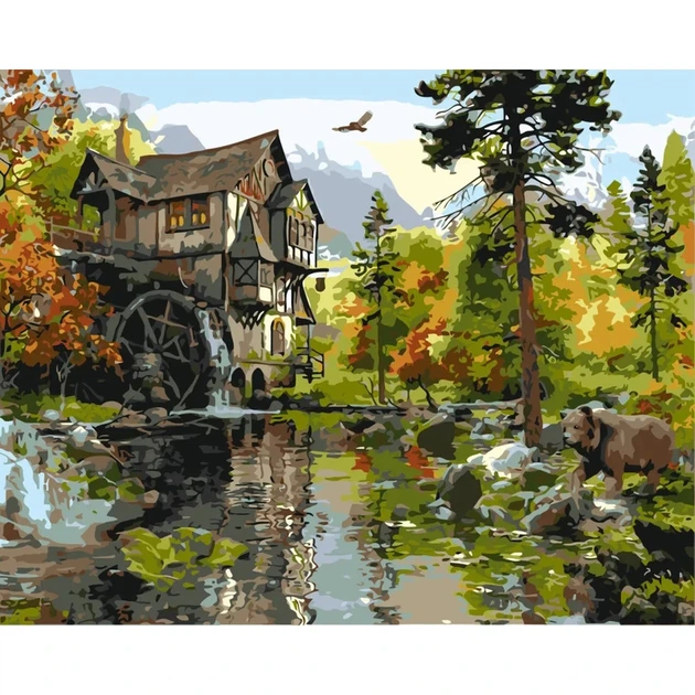 Картина за номерами "Лісова казка" LW30340, 40х50 см - Фото 1 Картина за номерами "Лісова казка" LW30340, 40х50 см - изображение 1