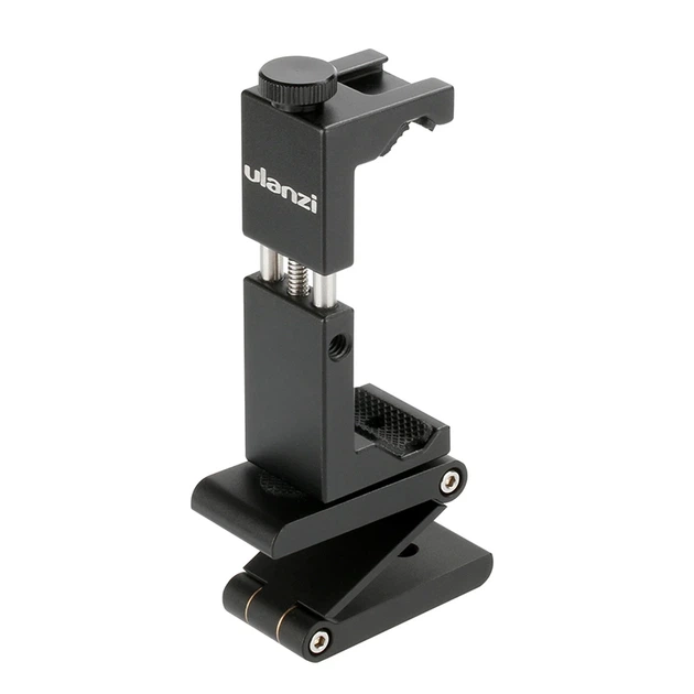Тримач для телефону Ulanzi Vijim Iron Man II Phone Tripod Mount black (UV-0849 ST-02S) - Фото 2 Тримач для телефону Ulanzi Vijim Iron Man II Phone Tripod Mount black (UV-0849 ST-02S) - изображение 2