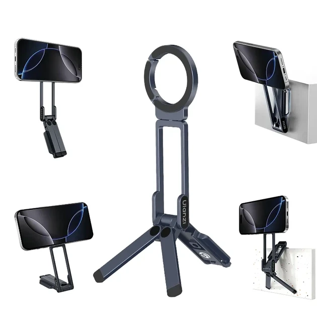Тримач телефона Ulanzi MA38 MagLock Phone Stand Black - изображение 3