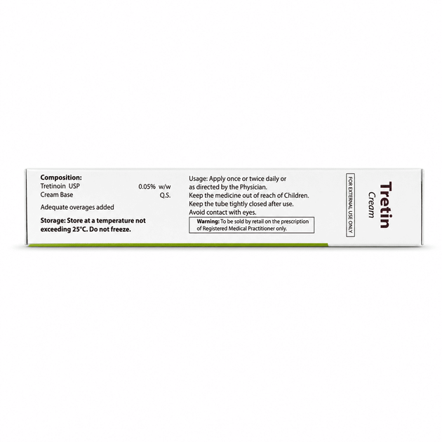 Крем с третиноином 0,05% для кожи из акне Tretin Cream Alister 20 г - изображение 2