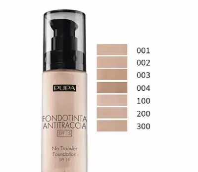 Тональная основа Pupa No Transfer Foundation 100 Porcelain 30 мл - изображение 3