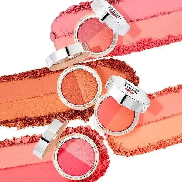 Компактные двойные румяна Pupa Extreme Blush Duo 130 - Matt Salmon Radiant Peach 4 г - Фото 2 Компактные двойные румяна Pupa Extreme Blush Duo 130 - Matt Salmon Radiant Peach 4 г - изображение 2