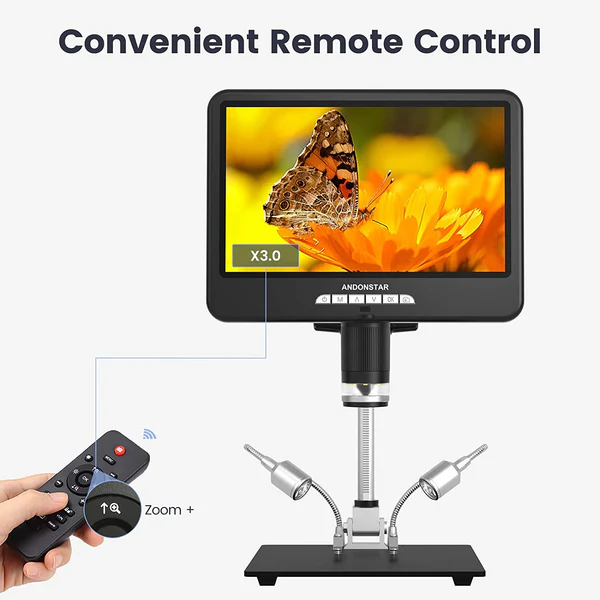 Цифровий мікроскоп Andonstar AD207S PRO 10,1" з РК-дисплеєм та HDMI-виходом - зображення 4