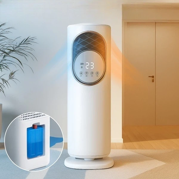 Напольний кондиціонер-обігрівач DOMOTEC MS-1630 3в1 для дому та офісу, 3000 Вт потужність, бак 4 л з зволоженням повітря, поворот 90 градусів, пульт дистанційного керування, обігрівач з кондиціонером та зволожувачем - Фото 9 Напольний кондиціонер-обігрівач DOMOTEC MS-1630 3в1 для дому та офісу, 3000 Вт потужність, бак 4 л з зволоженням повітря, поворот 90 градусів, пульт дистанційного керування, обігрівач з кондиціонером та зволожувачем - изображение 9