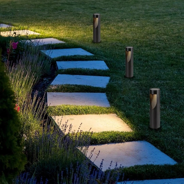 Садовий ліхтар Garden Light на сонячній батареї для вулиці з датчиком руху енергоефективний світильник для саду і двору вуличний ліхтар на сонячній панелі яскраве LED освітлення - зображення 4