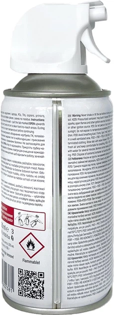 Стиснене повітря для чистки spray duster 300ml ColorWay (CW-3330) - зображення 4