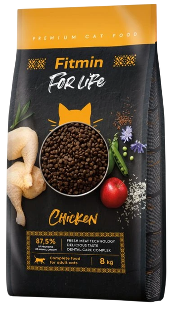 Karma sucha dla kotów Fitmin For Life Chicken 8 kg (8595237032051) - Zdjęcie 1 Karma sucha dla kotów Fitmin For Life Chicken 8 kg (8595237032051) - obraz 1