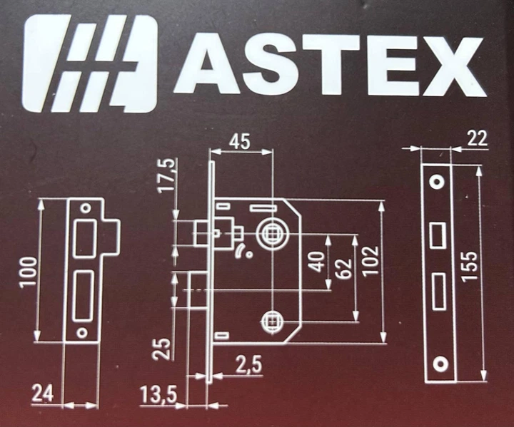 Корпус защіпки ASTEX 751 WC AB - изображение 10