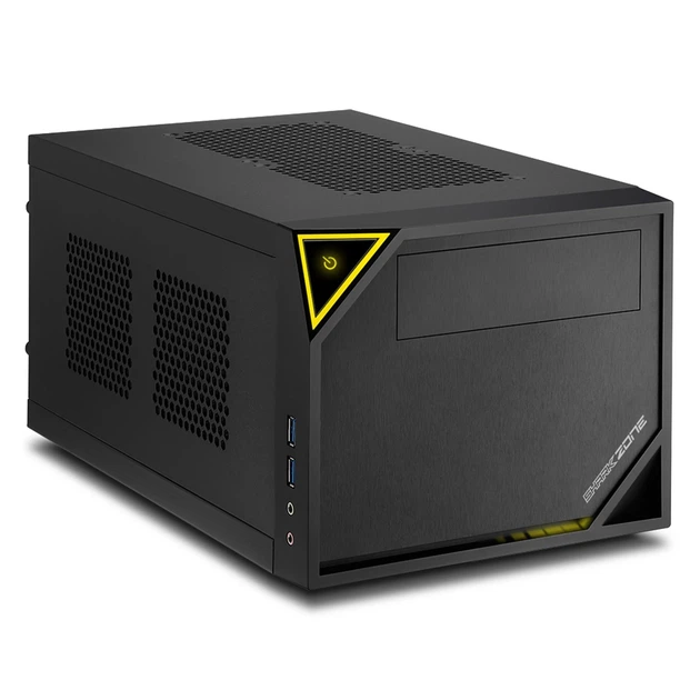 Корпус Sharkoon Shark Zone C10 / Mini-ITX / без БП / USB 3.0 / 1x120мм / Support Liquid Cooling / Black (101630677) - Уценка - Фото 4 Корпус Sharkoon Shark Zone C10 / Mini-ITX / без БП / USB 3.0 / 1x120мм / Support Liquid Cooling / Black (101630677) - Уценка - изображение 4