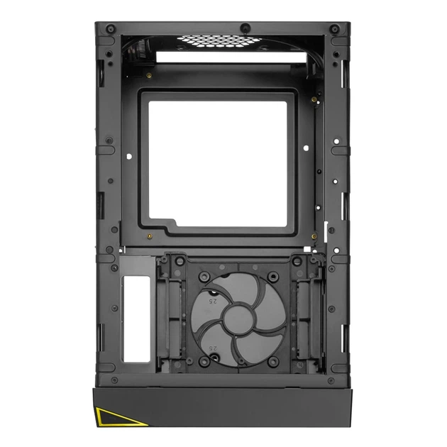 Корпус Sharkoon Shark Zone C10 / Mini-ITX / без БП / USB 3.0 / 1x120мм / Support Liquid Cooling / Black (101630677) - Уценка - Фото 6 Корпус Sharkoon Shark Zone C10 / Mini-ITX / без БП / USB 3.0 / 1x120мм / Support Liquid Cooling / Black (101630677) - Уценка - изображение 6