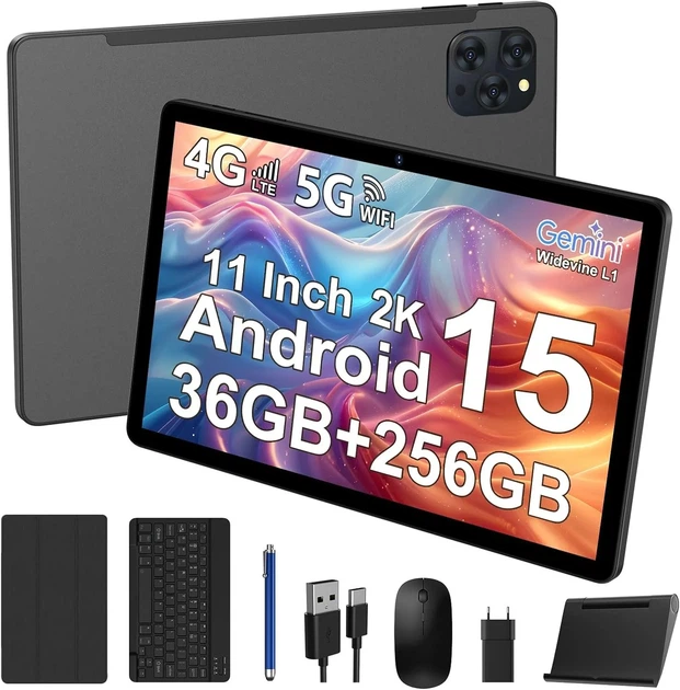 Планшет 11" Full HD FASTWD M186 12+24/256Gb 4G 2-SIM 8 ядер Android 15 8000 mAh Чорний (101998179) - Уцінка - Фото 1 Планшет 11" Full HD FASTWD M186 12+24/256Gb 4G 2-SIM 8 ядер Android 15 8000 mAh Чорний (101998179) - Уцінка - зображення 1